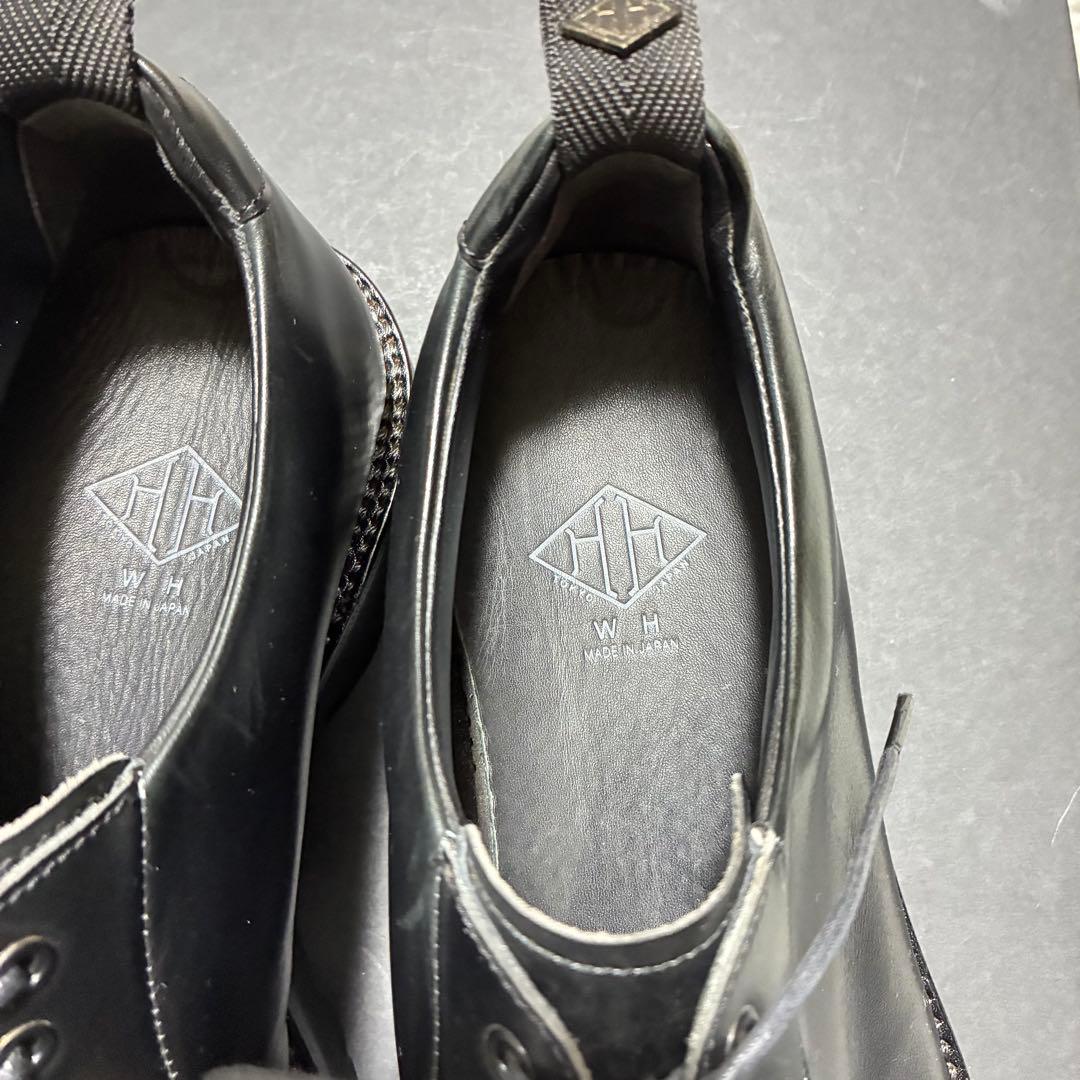【専用】WH 本革 日本製 7.5 BLACK〈定価68,200円〉