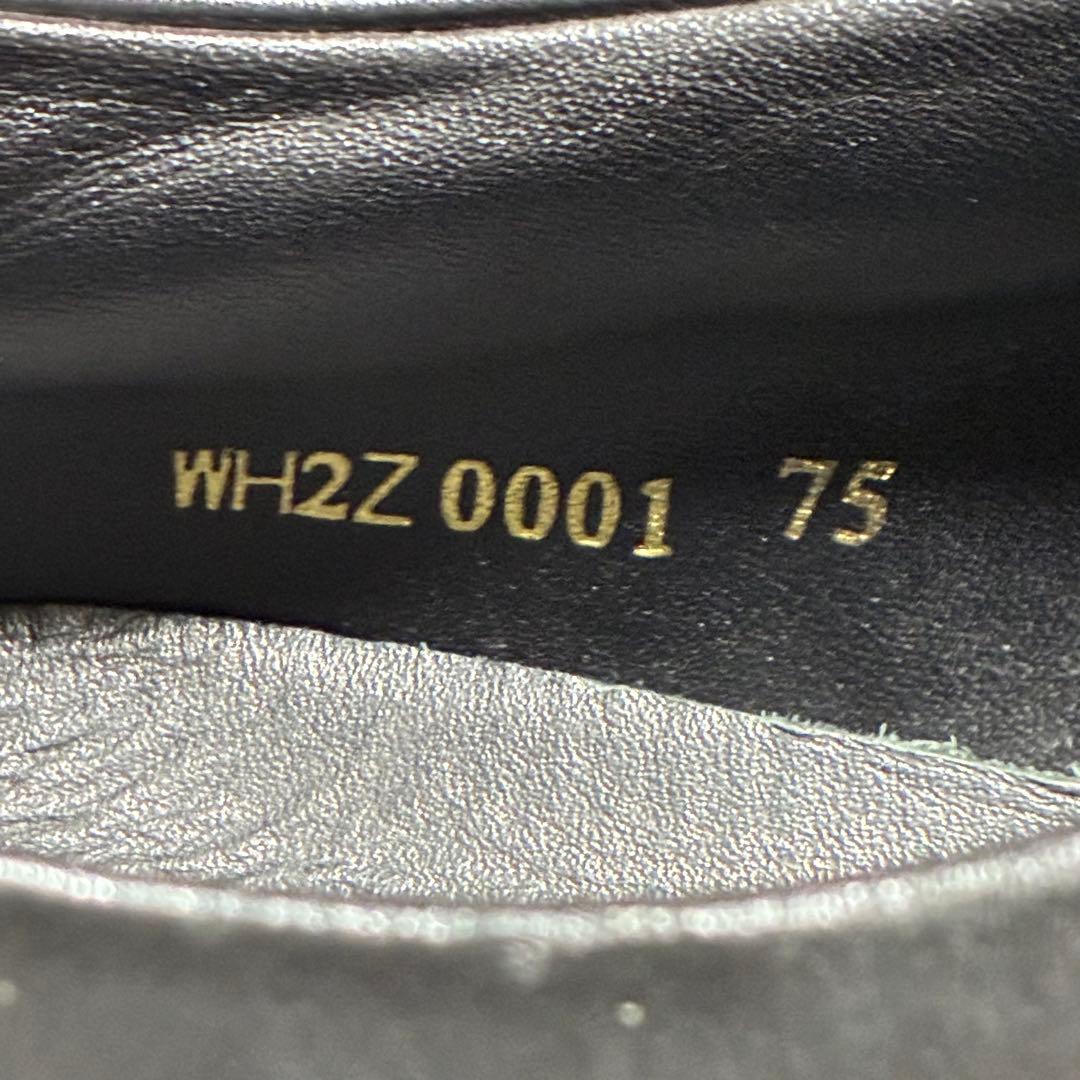 【専用】WH 本革 日本製 7.5 BLACK〈定価68,200円〉