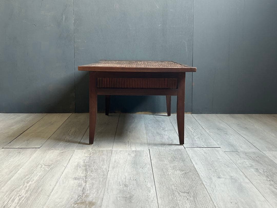 アジアン　ヴィンテージ　ローテーブル　センターテーブル　バンブー　レトロ　IZ