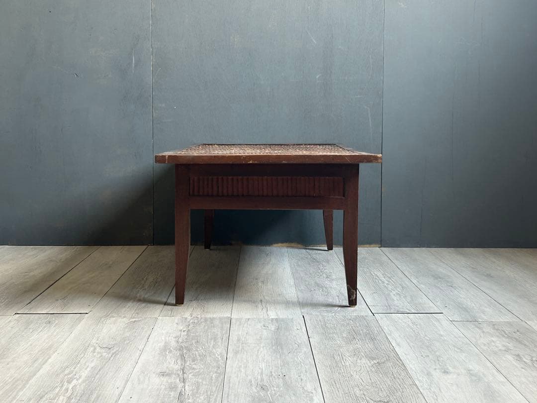 アジアン　ヴィンテージ　ローテーブル　センターテーブル　バンブー　レトロ　IZ