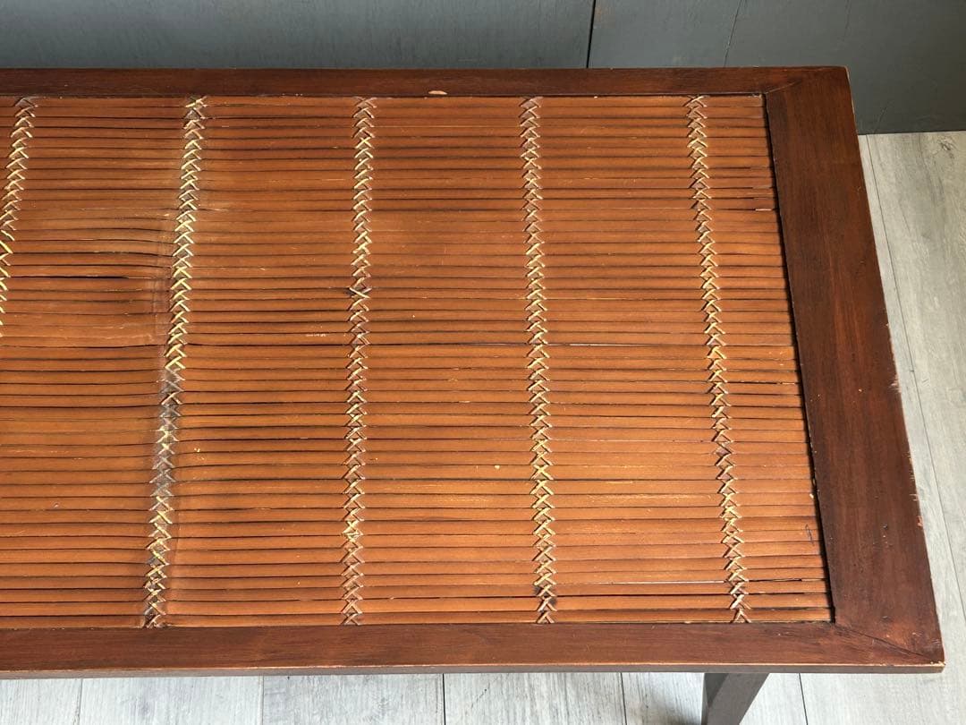 アジアン　ヴィンテージ　ローテーブル　センターテーブル　バンブー　レトロ　IZ