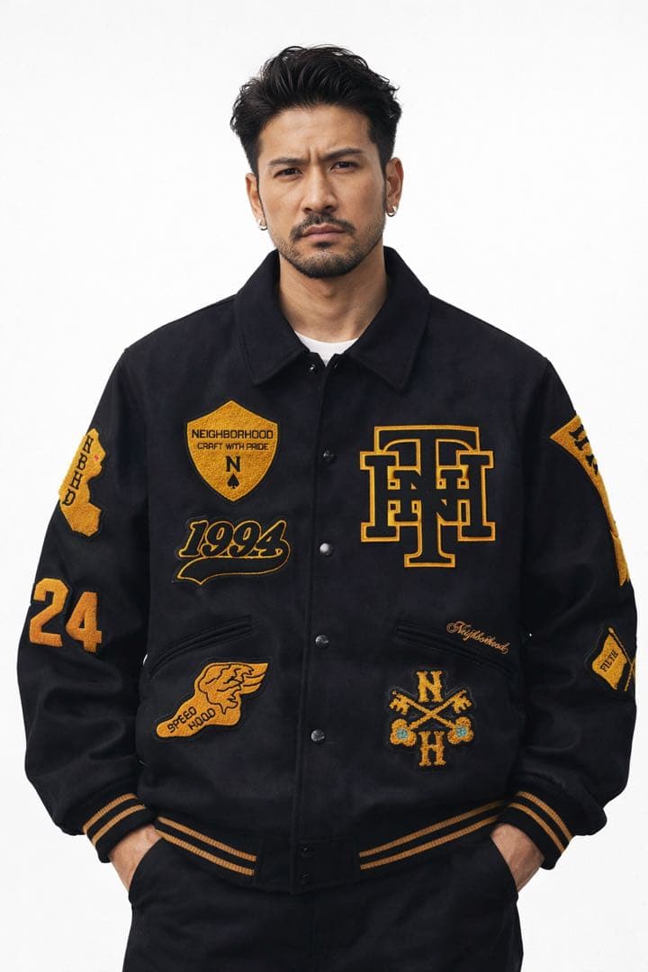 尾*崎様 【L】 NEIGHBORHOOD STADIUM JACKET