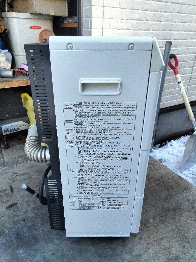 札幌発コロナFF温風石油ストーブ！品番「FF‐4212GS」2012年式中古品⑥