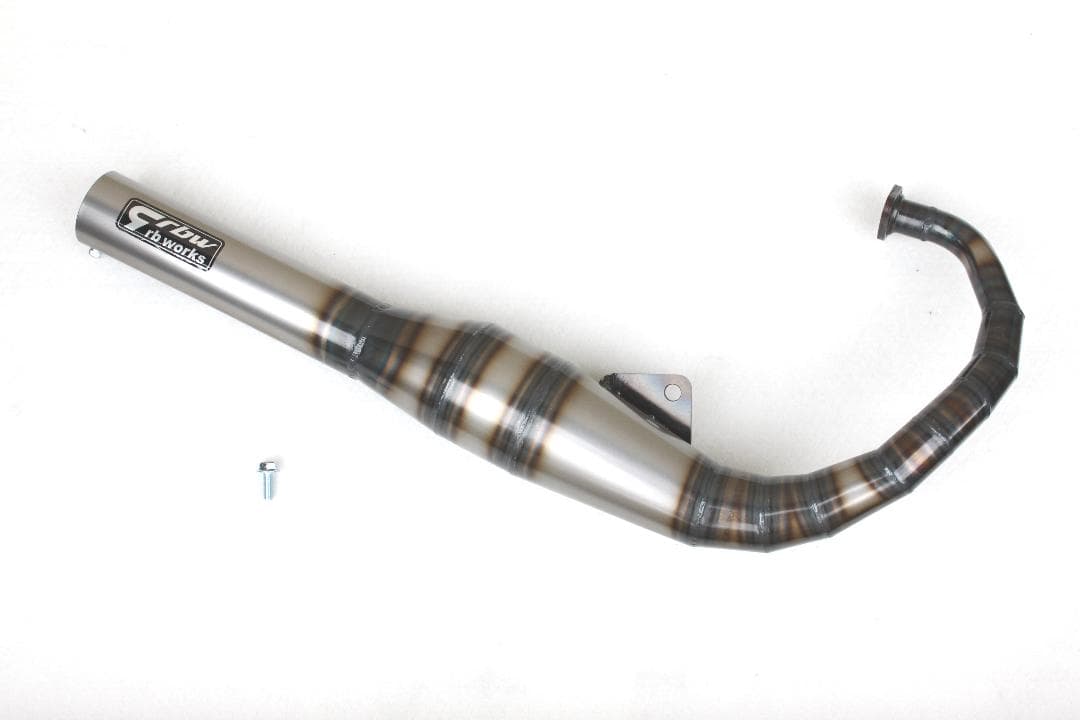 新品!!チャンプRSジョグ縦置きエンジン用　ショットガンチャンバー　マフラー