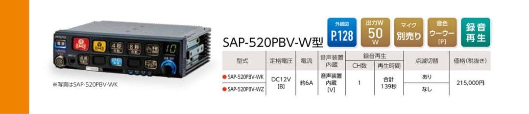 美品 現行型 パトライト サイレンアンプ マイク・ホルダー付き Patlite製