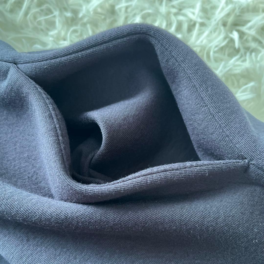 【美品】マックスマーラ ロングベルテッドコート ベルト付き バイカラー ネイビー