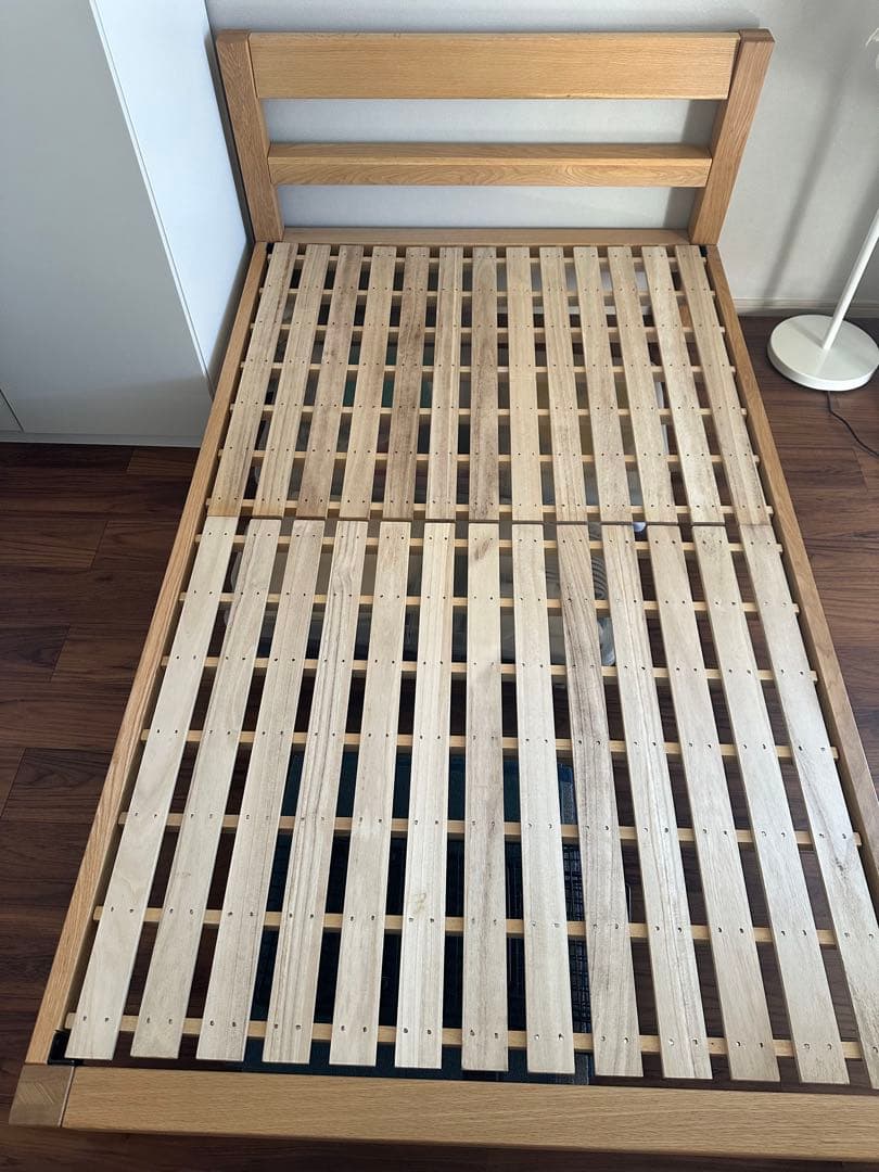 無印良品　セミダブル　ベッドのみ