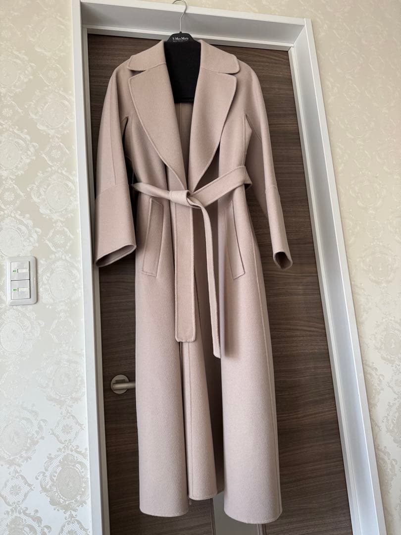 rararaクチーノアマーノ　ダブルフェイスSマックスマーラ淡いベージュ