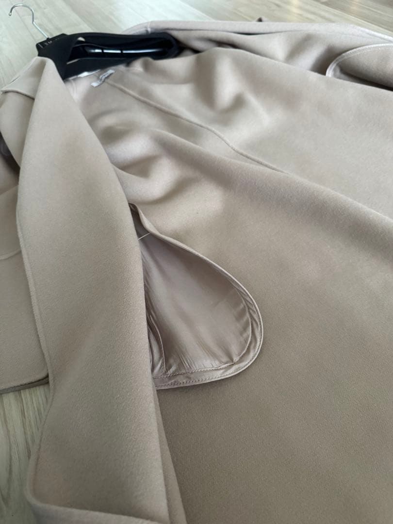 rararaクチーノアマーノ　ダブルフェイスSマックスマーラ淡いベージュ