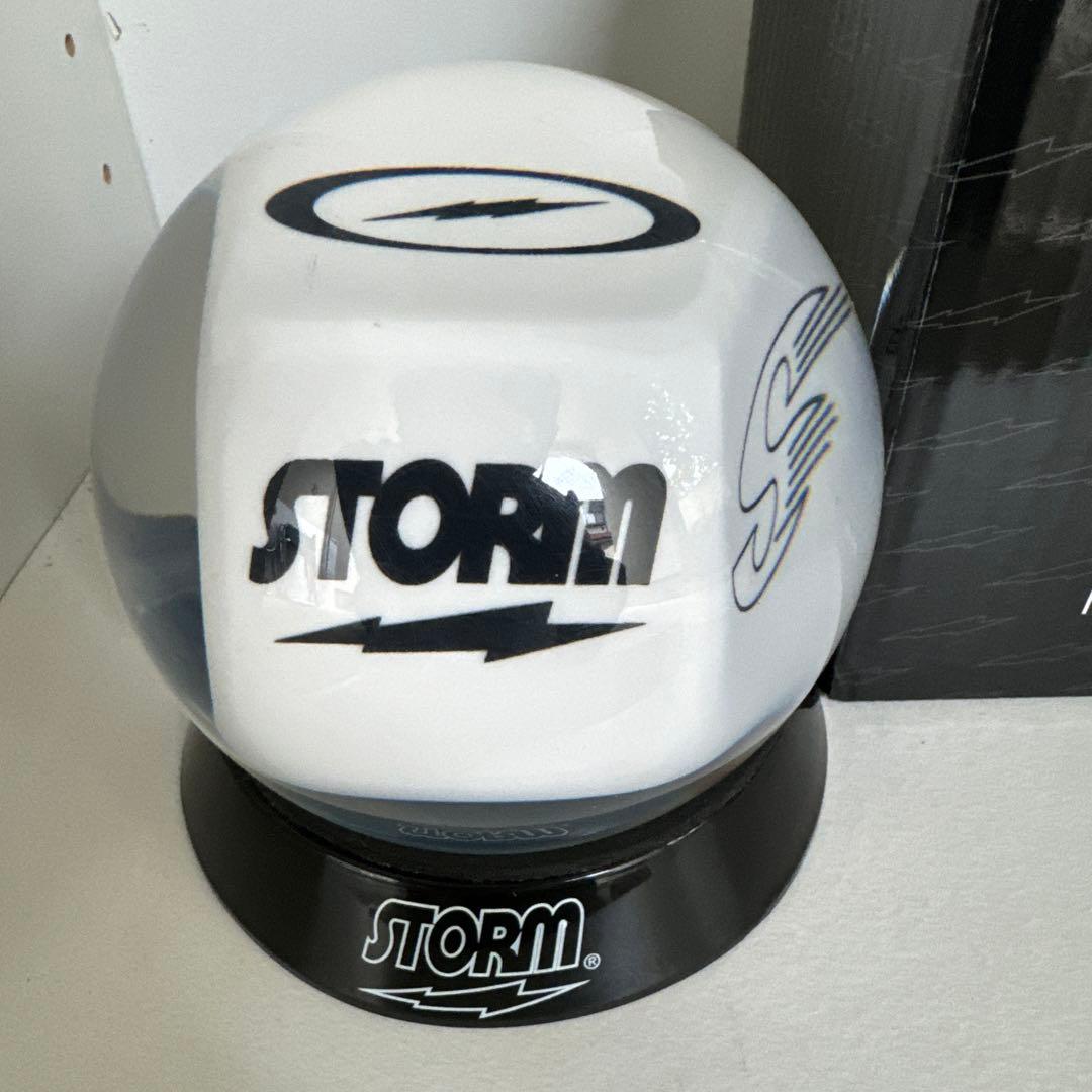 数量限定 チームストーム ミニクリアボール 新品 専用ボールベース付 ミニチュア