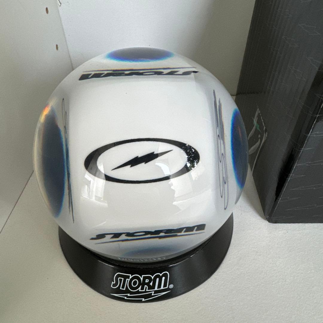 数量限定 チームストーム ミニクリアボール 新品 専用ボールベース付 ミニチュア