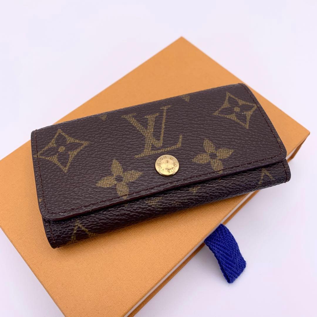 ✨美品 ✨ ヴィトン ミュルティクレ4 モノグラム キーケース 4連