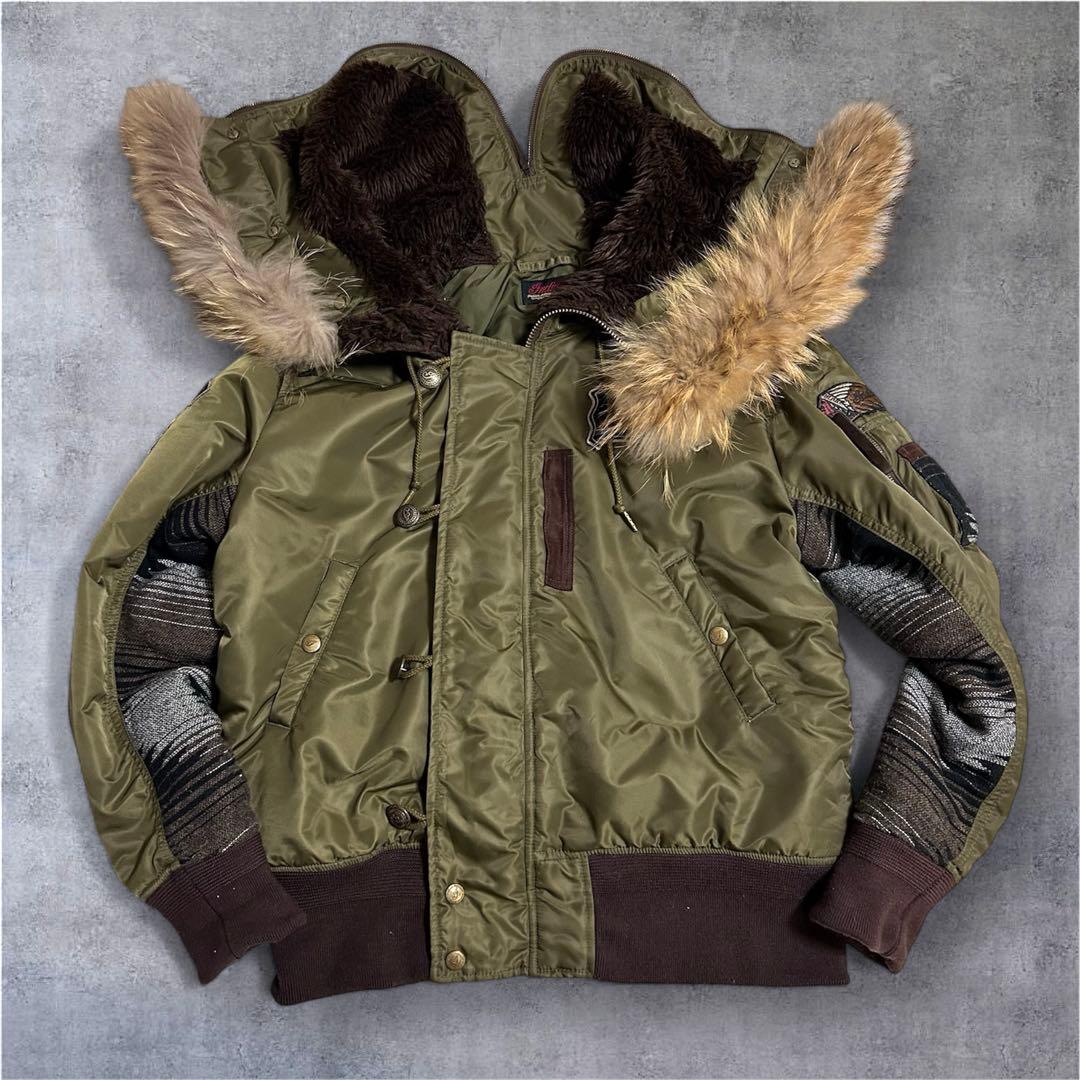 Indian Motorcycle N2B ジャケット XL チマヨ　ラクーン