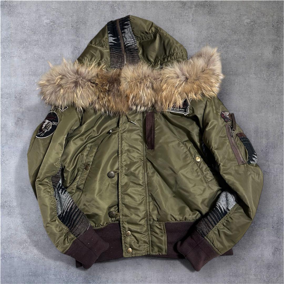 Indian Motorcycle N2B ジャケット XL チマヨ　ラクーン