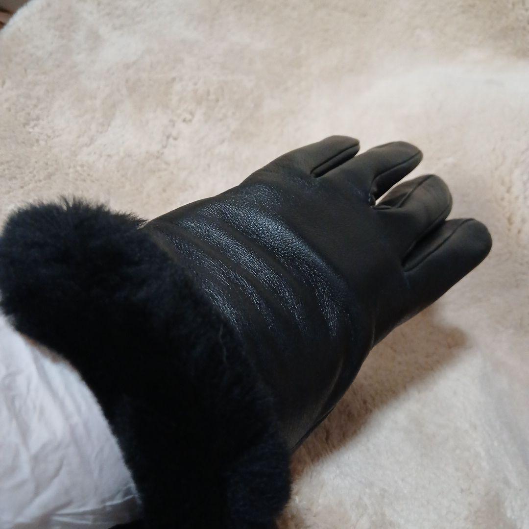 新品　UGG シープスキン手袋 ブラック Mサイズ