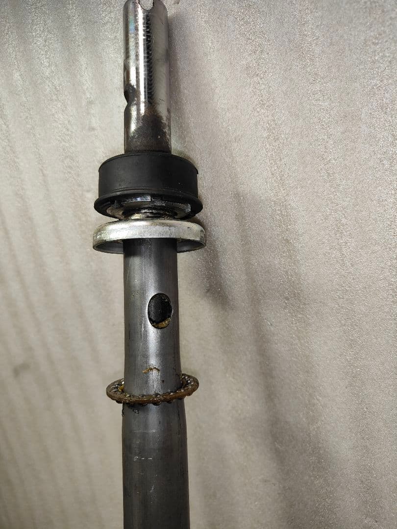 4型シグナスX 純正ステムアンダーブラケット フォーク左右 要手直し