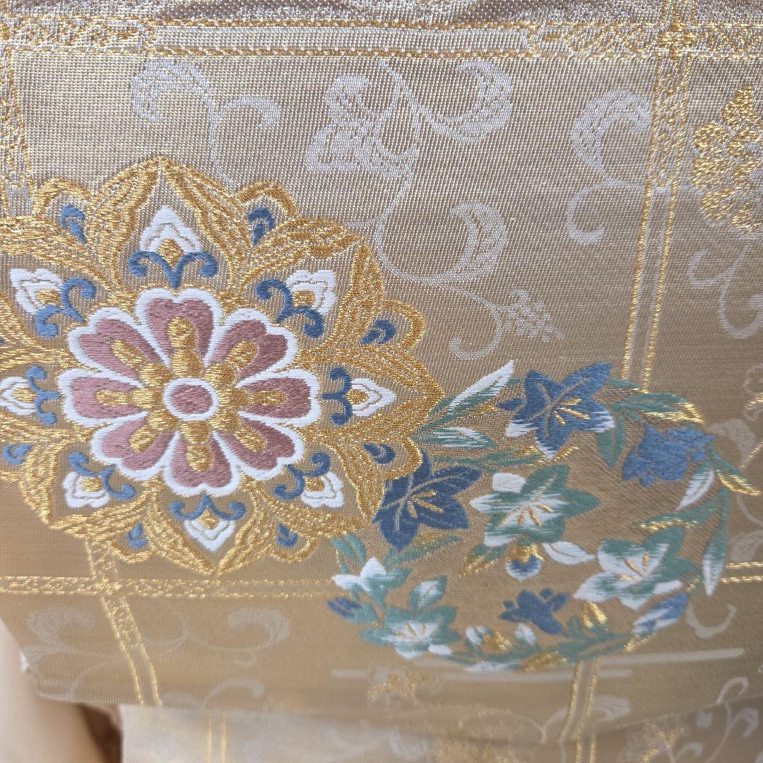 訪問着 4点フルセット、着物、袋帯、帯締め、帯揚げ ゆき丈長め69