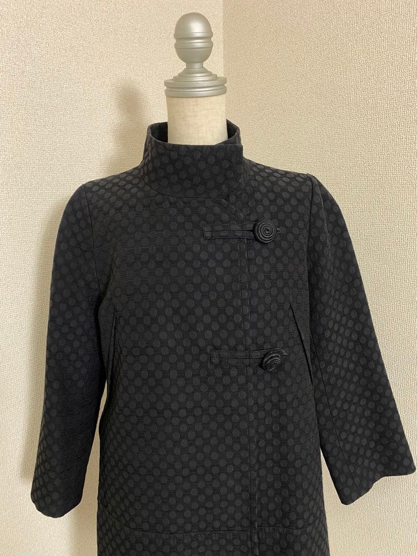 7010.VIVIENNE TAM マオカラー チャイナボタン スプリングコート