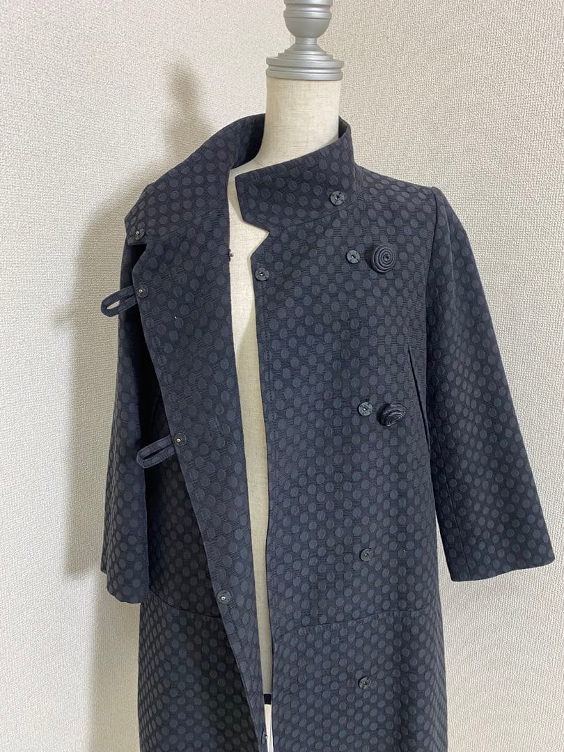 7010.VIVIENNE TAM マオカラー チャイナボタン スプリングコート