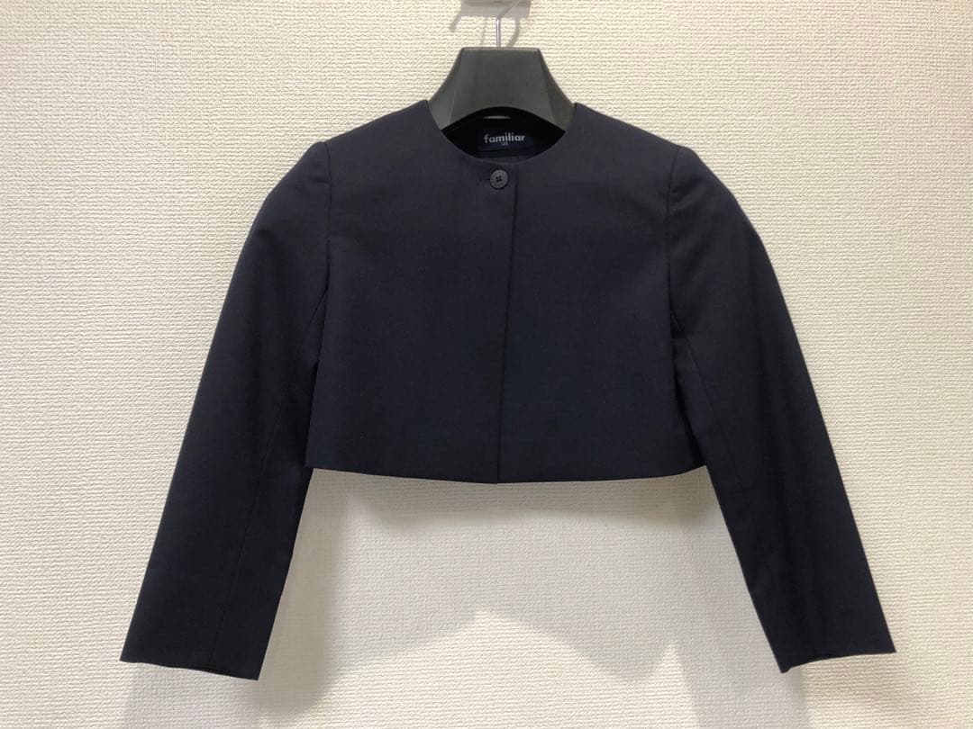 【ファミリア】アンサンブル　濃紺　125サイズ