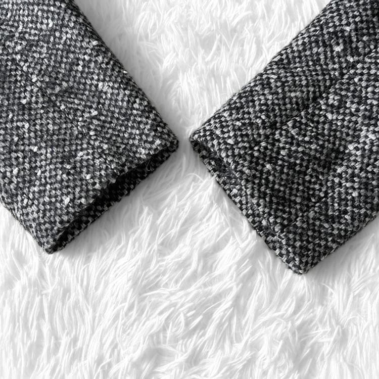 極美品 23区 アンゴラ アルパカ ツイードロングコート