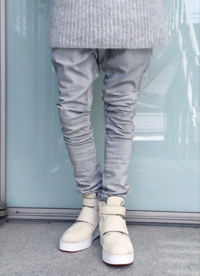 kiryuyrik ブリーチデニム サルエルスキニーパンツ