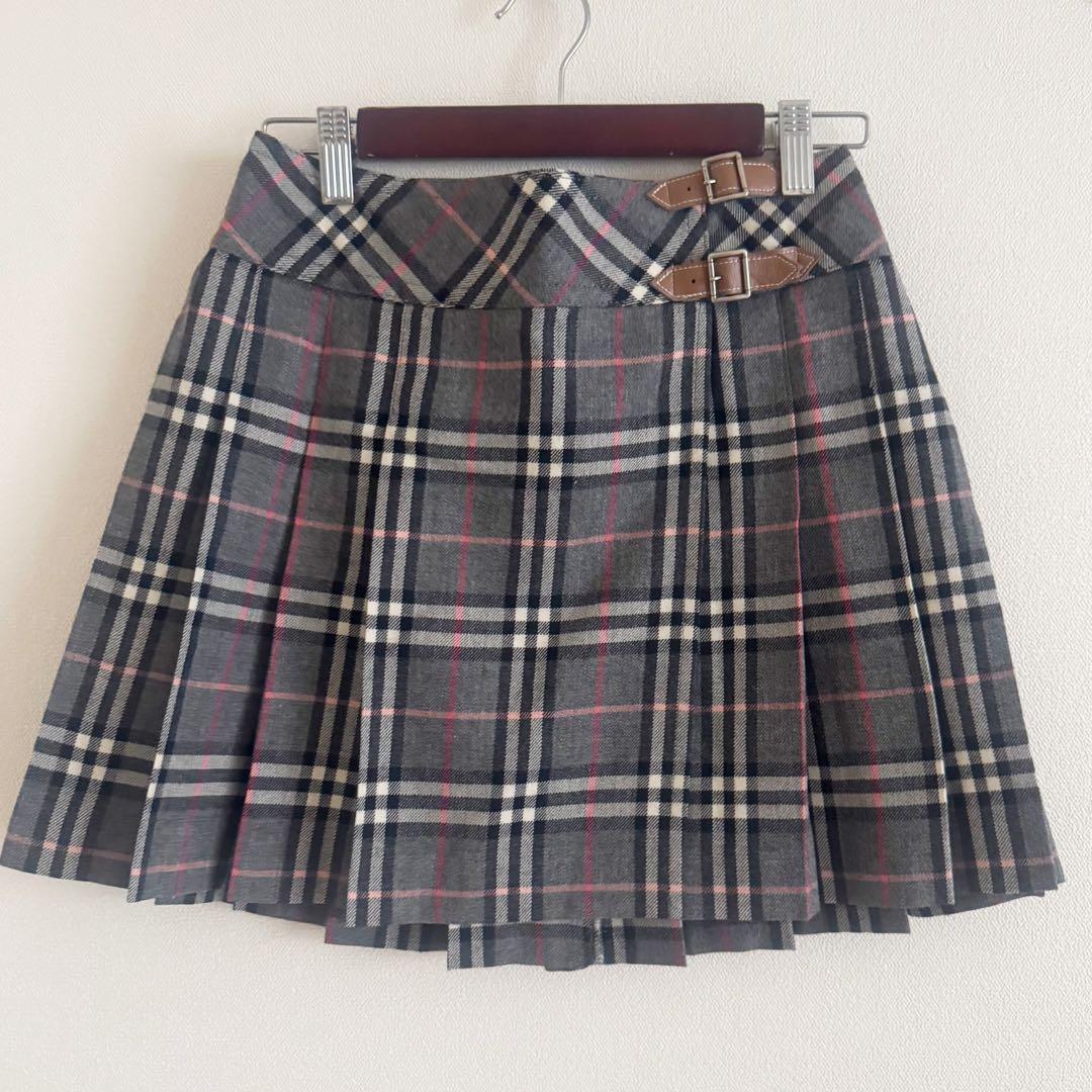 BURBERRY BLUE LABEL チェック プリーツスカート 36size