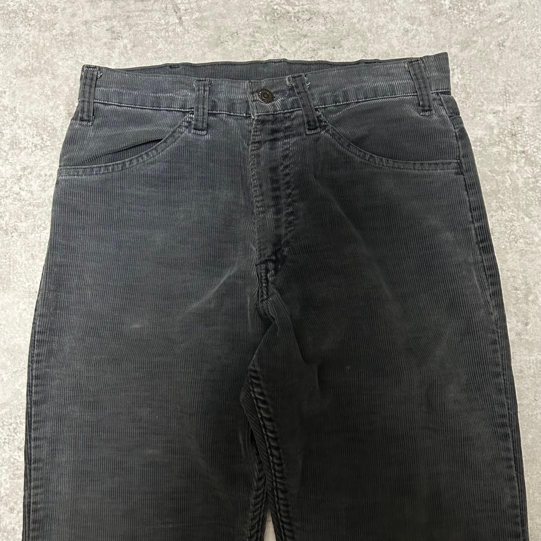 80s usa製 W36 Levi's 519 1558 ブラック コーデュロイ