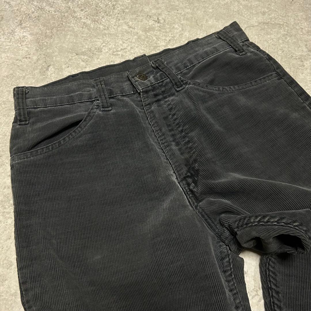 80s usa製 W36 Levi's 519 1558 ブラック コーデュロイ