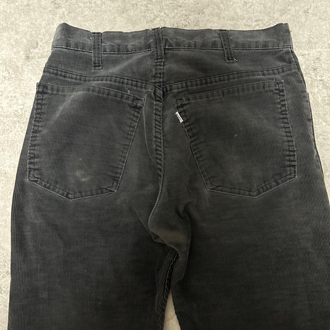80s usa製 W36 Levi's 519 1558 ブラック コーデュロイ