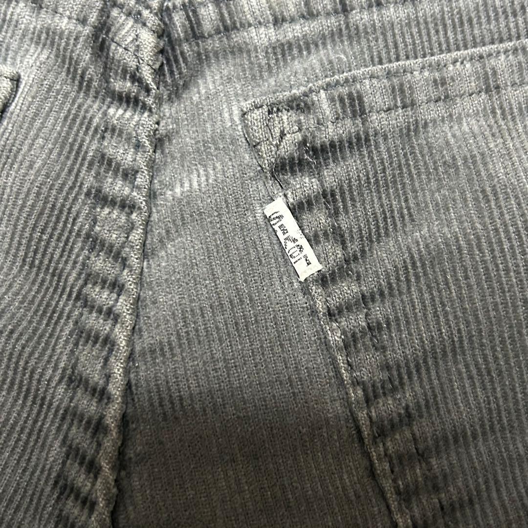 80s usa製 W36 Levi's 519 1558 ブラック コーデュロイ