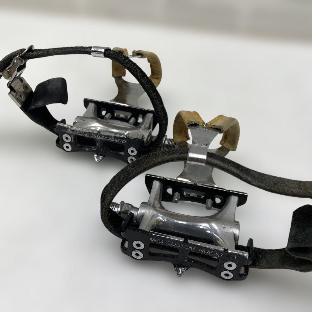 三ヶ嶋島製作所 MKS CUSTOM NUEVO ストラップ ペダル NJS