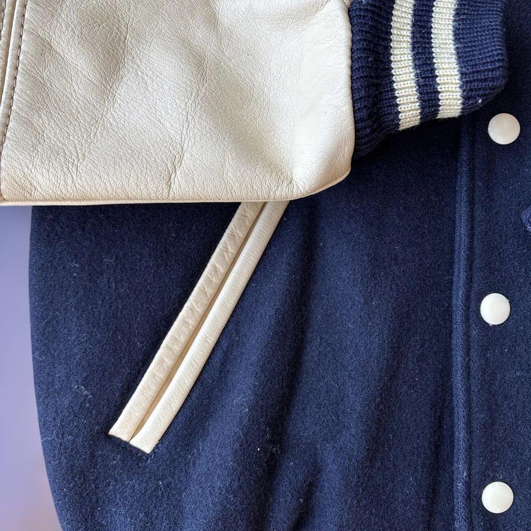 VAN スタジャン ネイビー/アイボリー