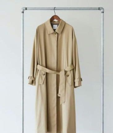 【美品】北欧暮らしの道具店 着こなしきまるトレンチコート　ベージュ