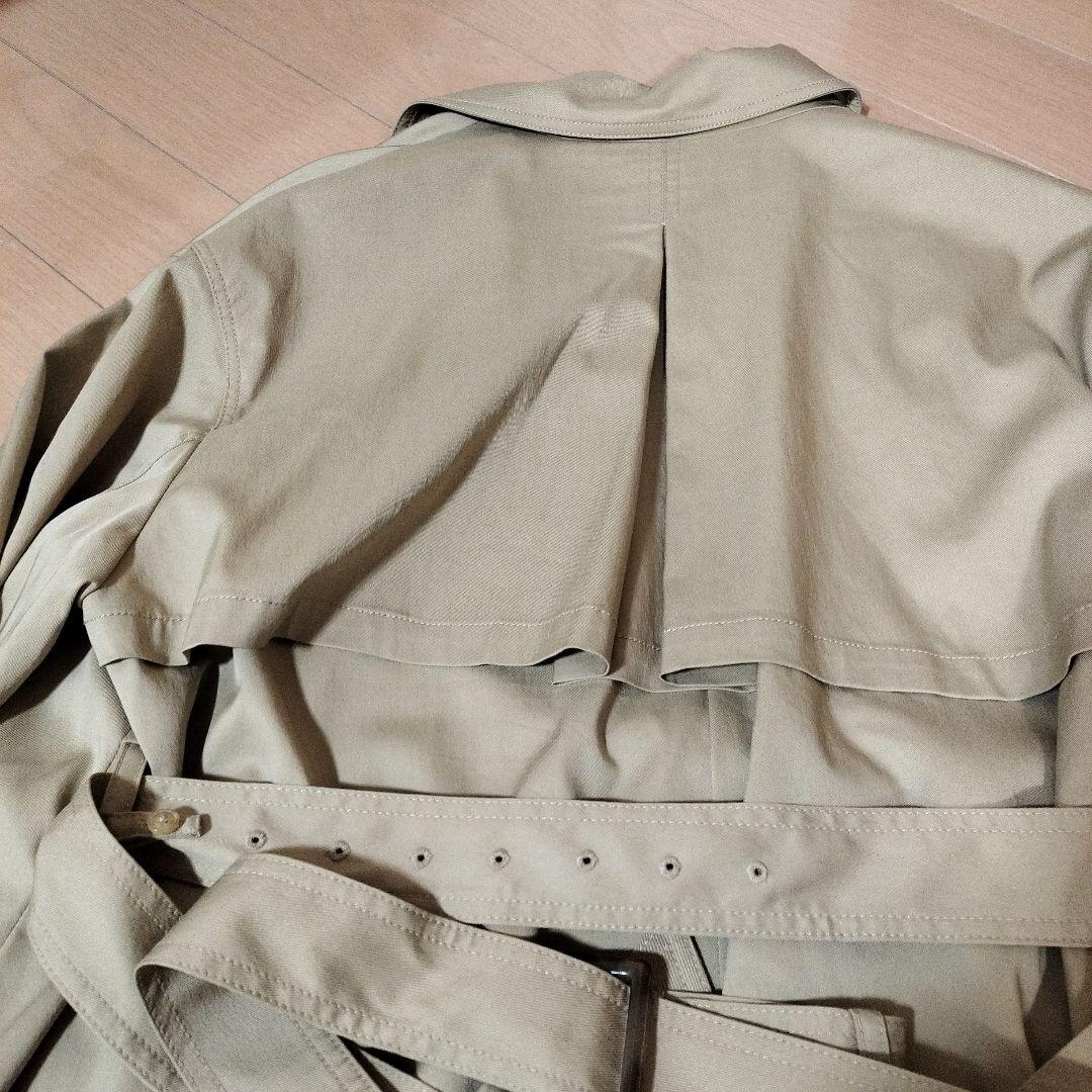 【美品】北欧暮らしの道具店 着こなしきまるトレンチコート　ベージュ