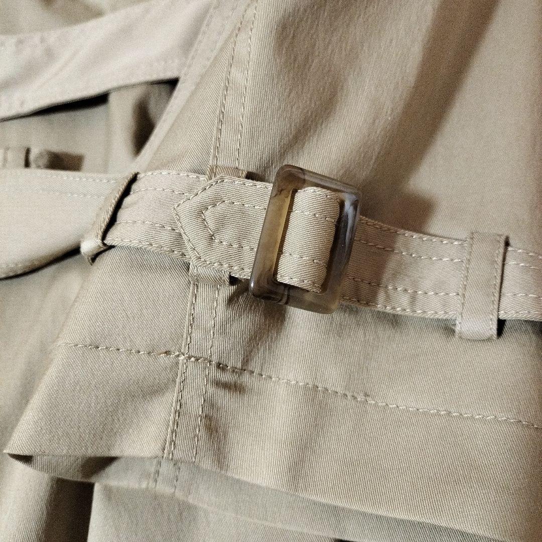 【美品】北欧暮らしの道具店 着こなしきまるトレンチコート　ベージュ