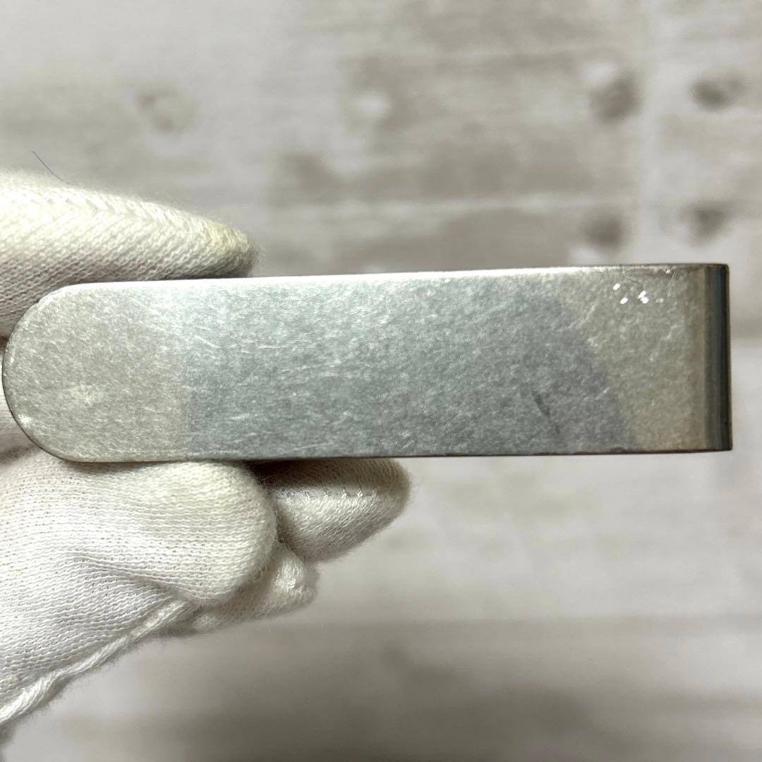 YSL サンローラン　 ビルクリップ　マネークリップ　札入れ　シルバー