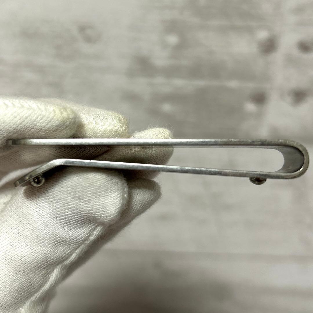 YSL サンローラン　 ビルクリップ　マネークリップ　札入れ　シルバー