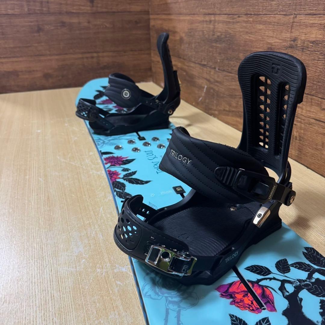 美品　人気モデル　BURTON UNION　レディース　スノーボード　4点セット