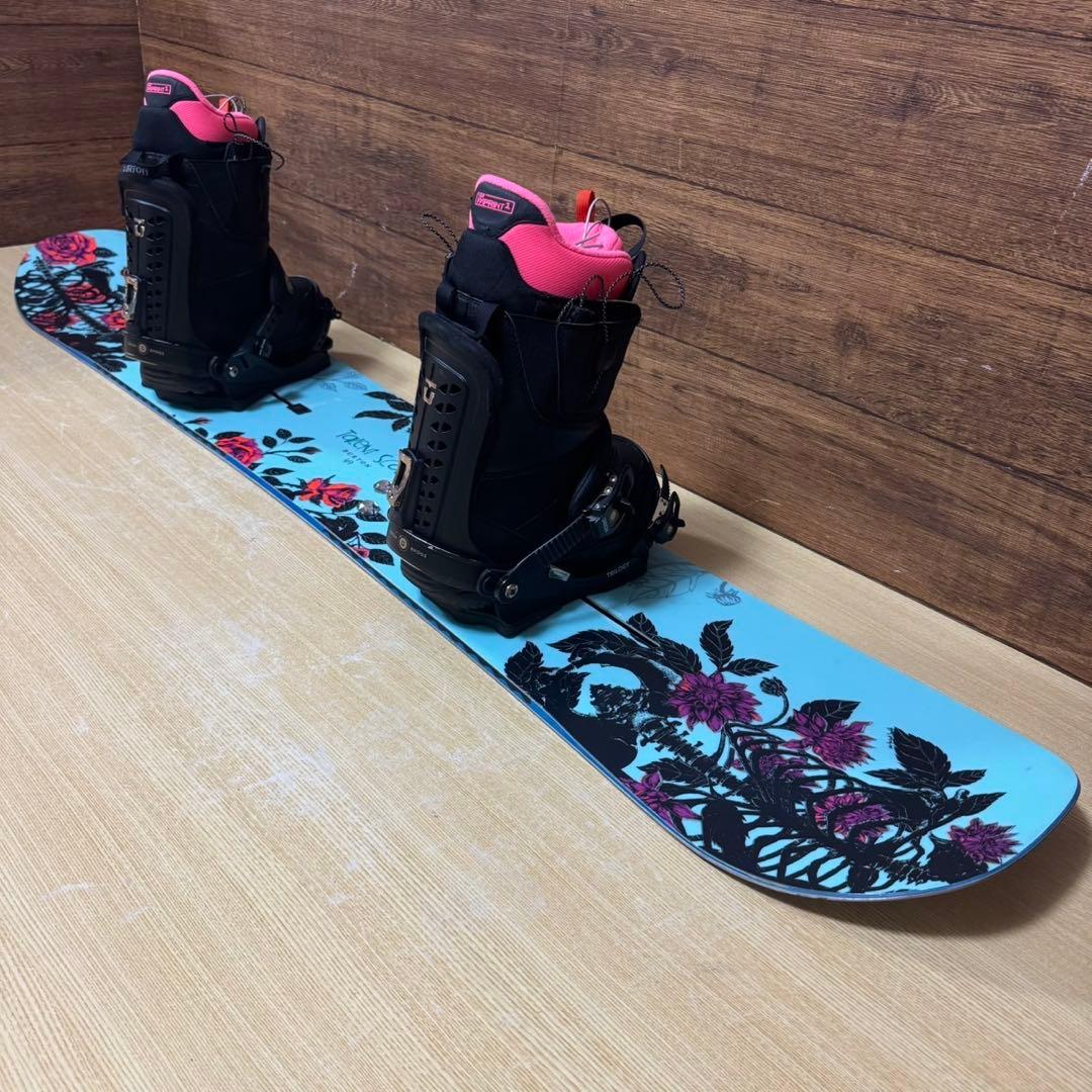 美品　人気モデル　BURTON UNION　レディース　スノーボード　4点セット