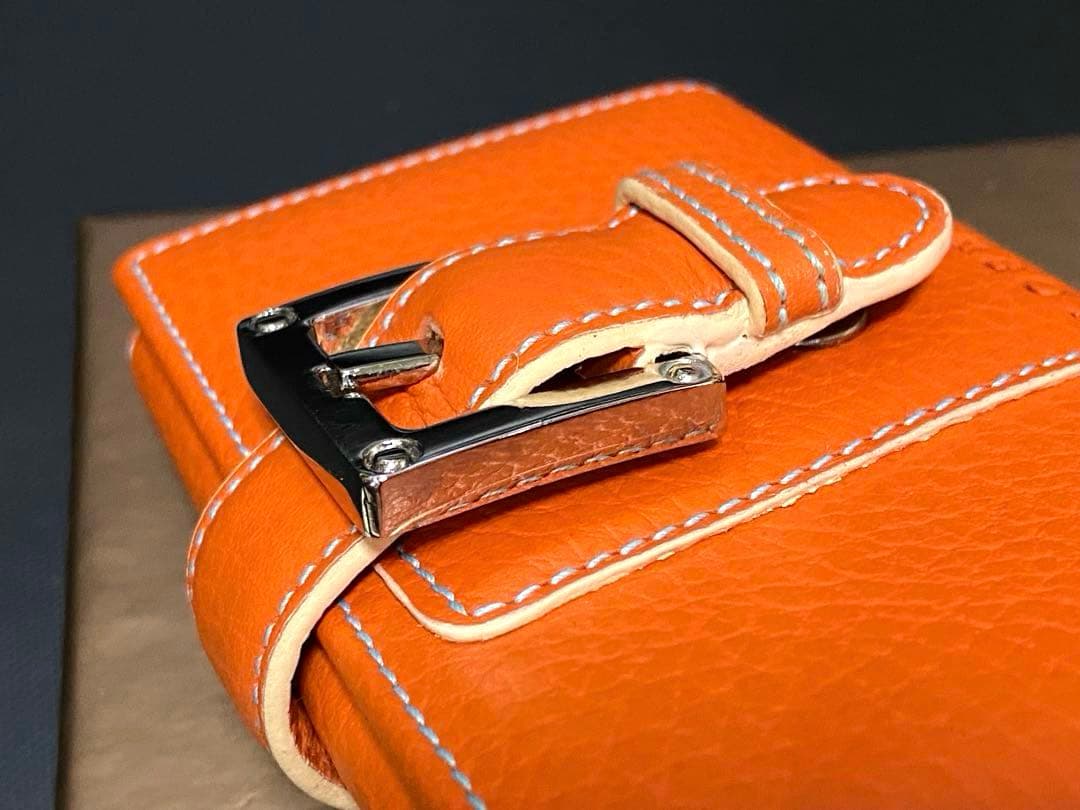 未使用 ロエベ アナグラム キーケース キーホルダー 鍵 6連 レザー 本革