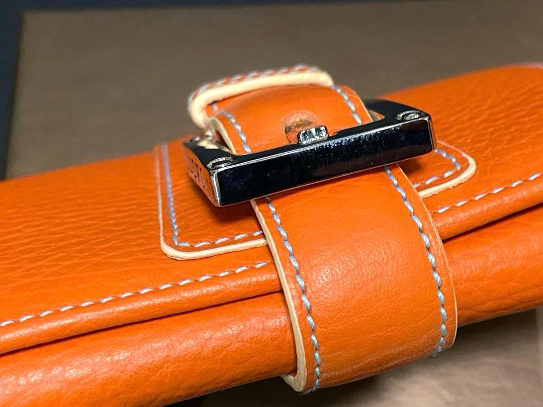 未使用 ロエベ アナグラム キーケース キーホルダー 鍵 6連 レザー 本革