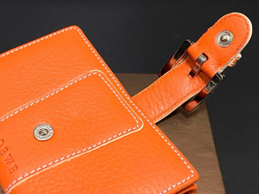 未使用 ロエベ アナグラム キーケース キーホルダー 鍵 6連 レザー 本革