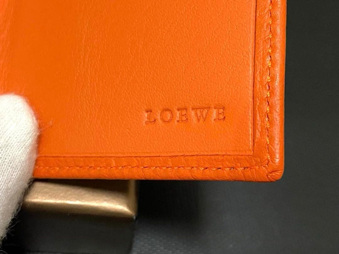 未使用 ロエベ アナグラム キーケース キーホルダー 鍵 6連 レザー 本革