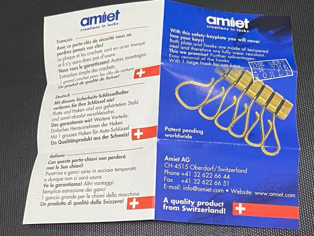 未使用 ロエベ アナグラム キーケース キーホルダー 鍵 6連 レザー 本革