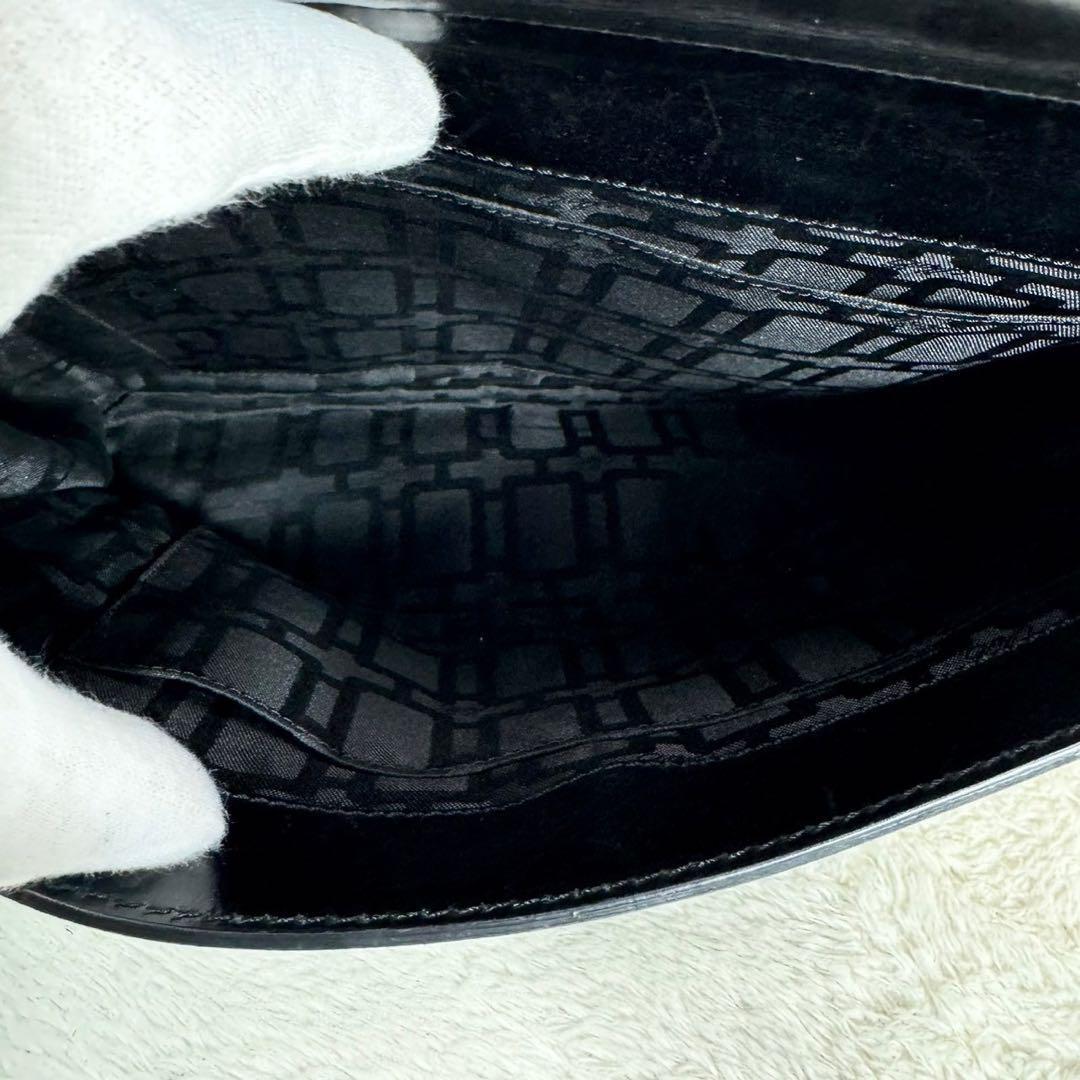 Roger Vivier ハンド 肩掛け バッグ スエード 上品 スクエア 黒