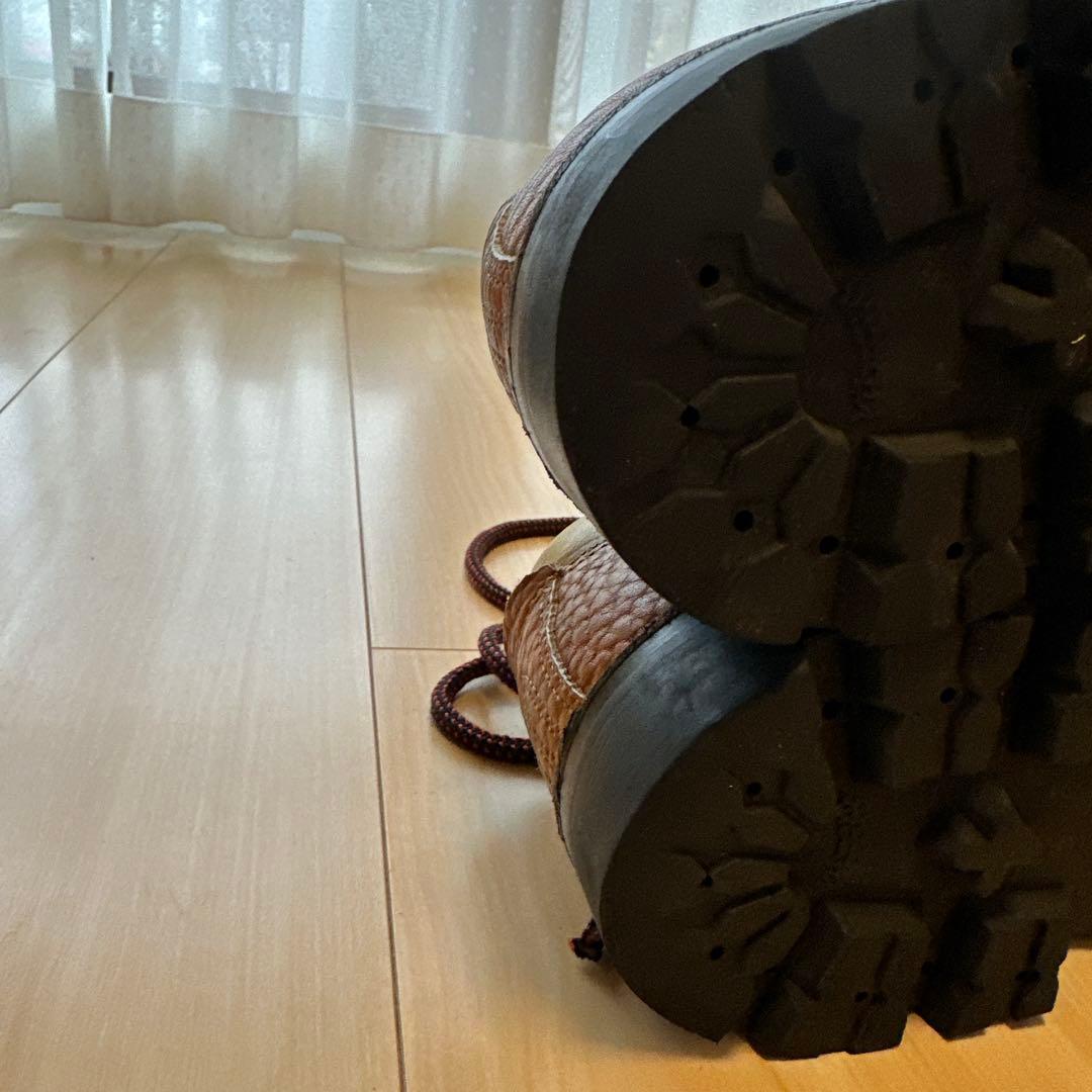 レザー ハイキングシューズ ブラウン
