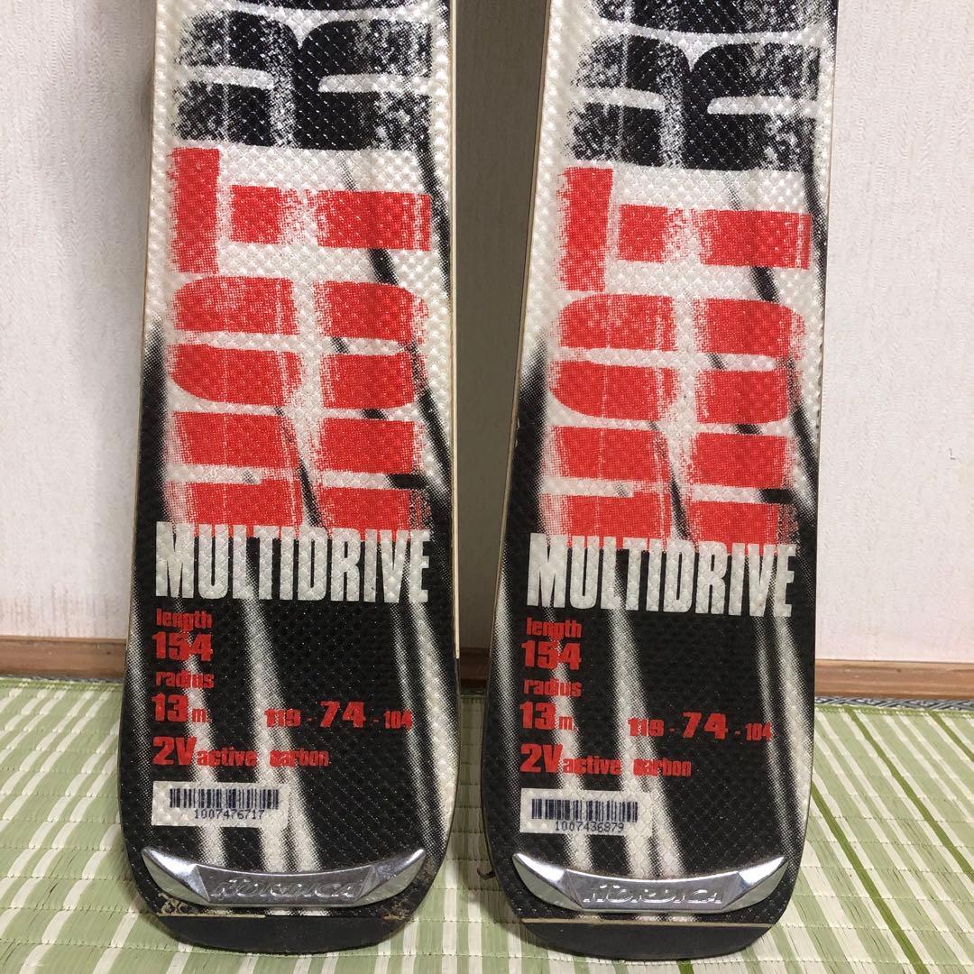 スキー板 NORDICA 154cm ビンディング　ノルディカ マーカー