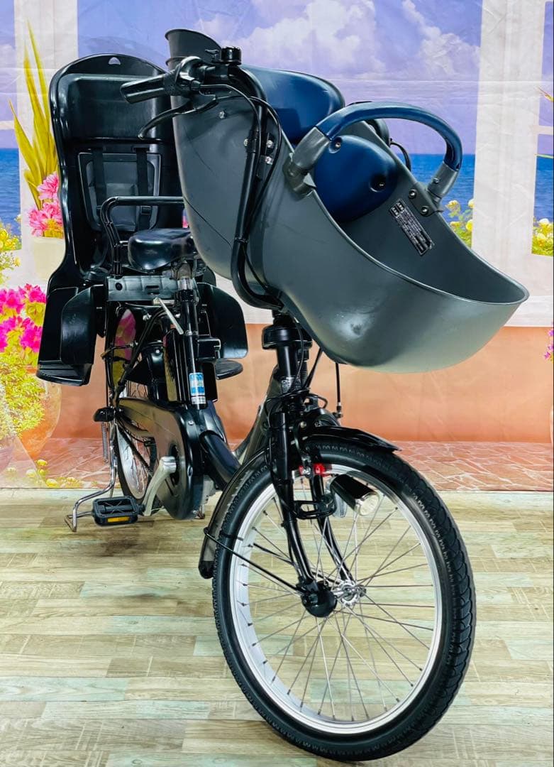 大人気ギュットCOMBIシート⭐️12AHパナソニック子供乗せ電動自転車Y2719