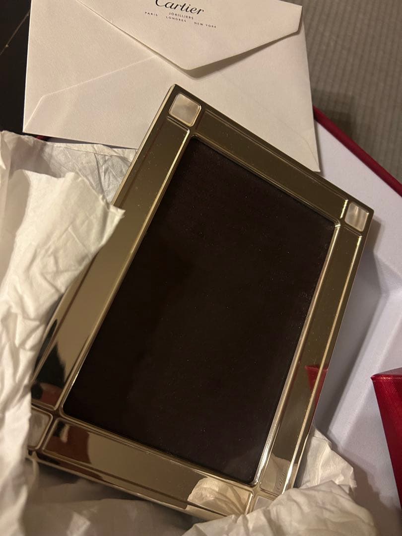 Cartier ゴールド フォトフレーム